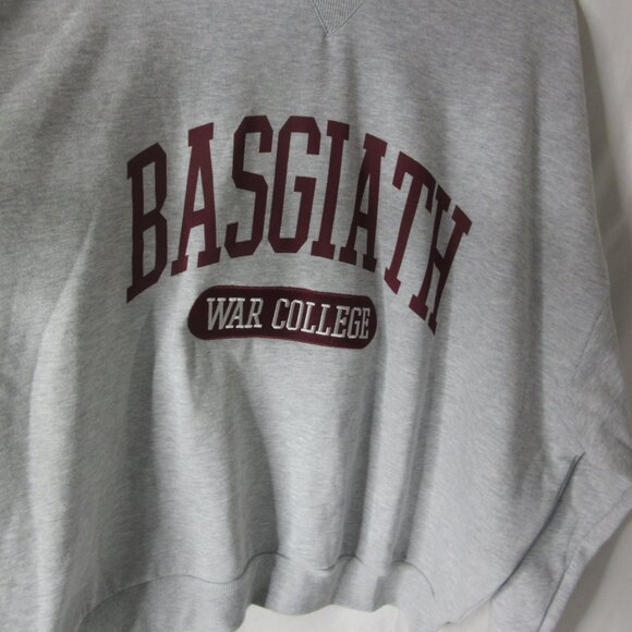 Empyrean Fourth Wing Basgiath War College Sweatshirt Gray Pullover Size XXL NWT - Picture 4 of 10